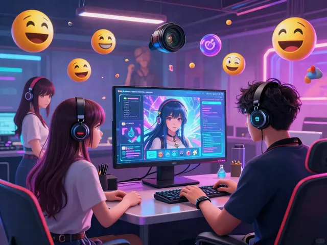 Engaging scene of a user interacting with a lifelike AI avatar in a vibrant anime-themed chat environment, showcasing the allure of hentai AI chat.
