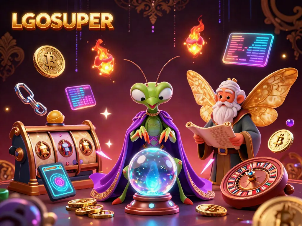 Engage with LGOSUPER as the fortune teller and wise librarian unveil captivating games and rich rewards.