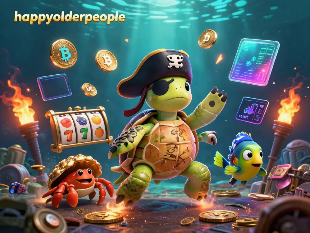 Experience thrilling slot action with happyolderpeople’s vibrant pirate-themed characters and exciting game elements.