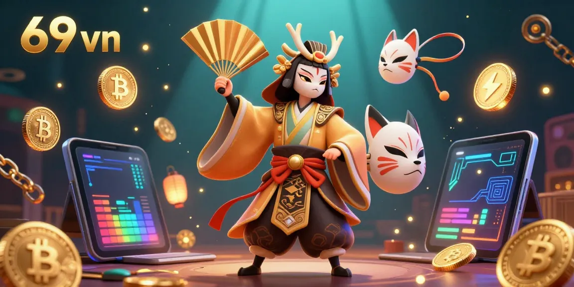 Engage with exciting 69 vn casino games featuring vibrant characters and digital elements.