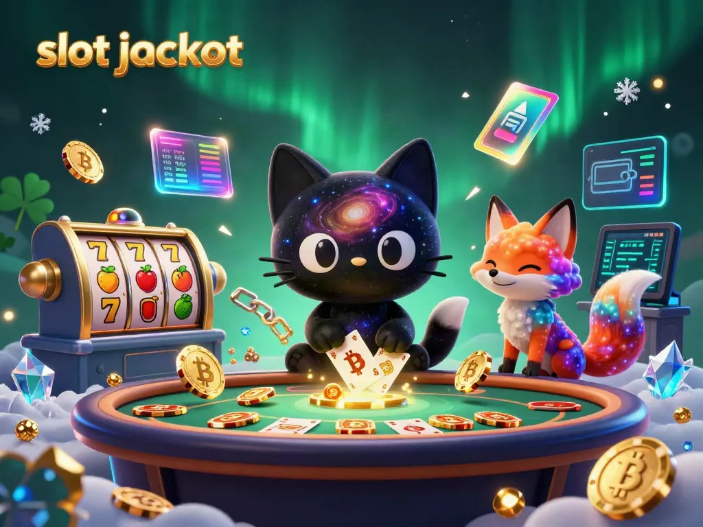 Experience the tension and excitement of slot jackpot games in this engaging 3D casino scene.