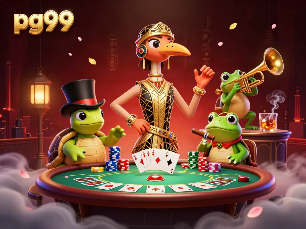 Experience thrilling poker gameplay at pg99 with enticing characters and game elements