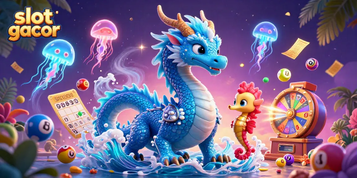 Play thrilling slot gacor games with interactive colorful elements and vibrant dragon characters.