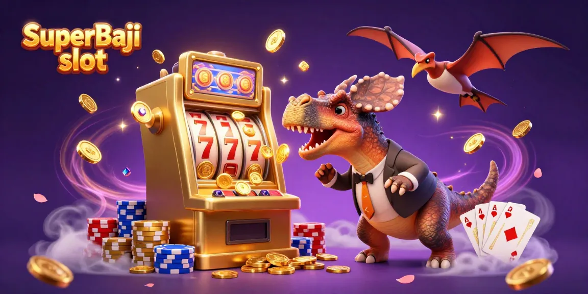 Experience SuperBaji slot with a thrilling pachycephalosaurus jackpot scene, filled with action and excitement.