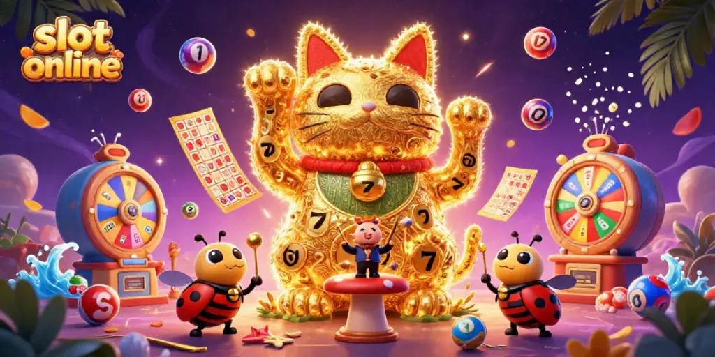 Menangkan slot online dengan jackpot dan simbol keberuntungan di DENTOTO.