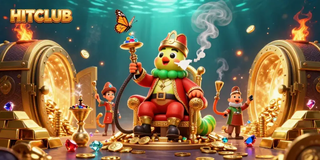 Win big at HITCLUB with poker-themed treasure and cinematic 3D art