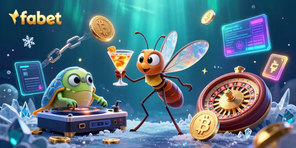 Experience fabet's vibrant casino scene with unique characters and crypto excitement!