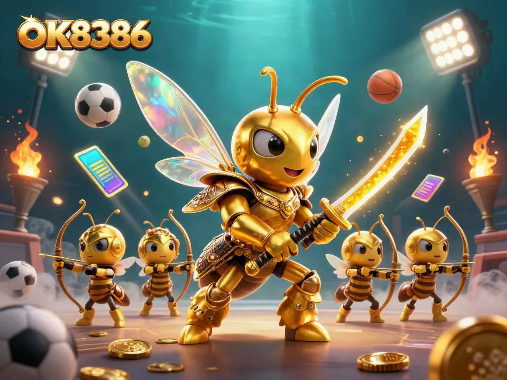 Join the excitement at OK8386 with vibrant 3D casino elements and adventurous characters!