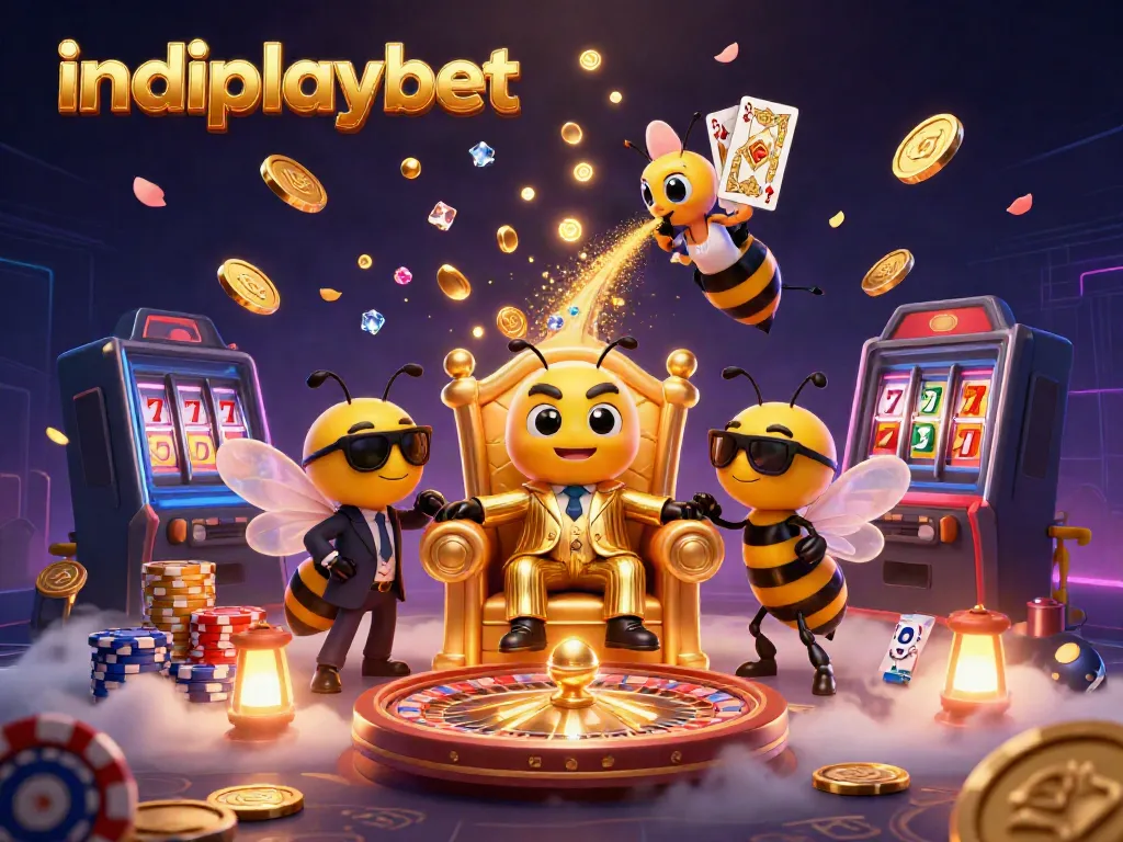 Indoplaybet menampilkan karakter kasino 3D unik dengan elemen permainan yang menawan.